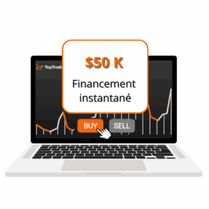 Financement instantané – 50K challenge prop firm